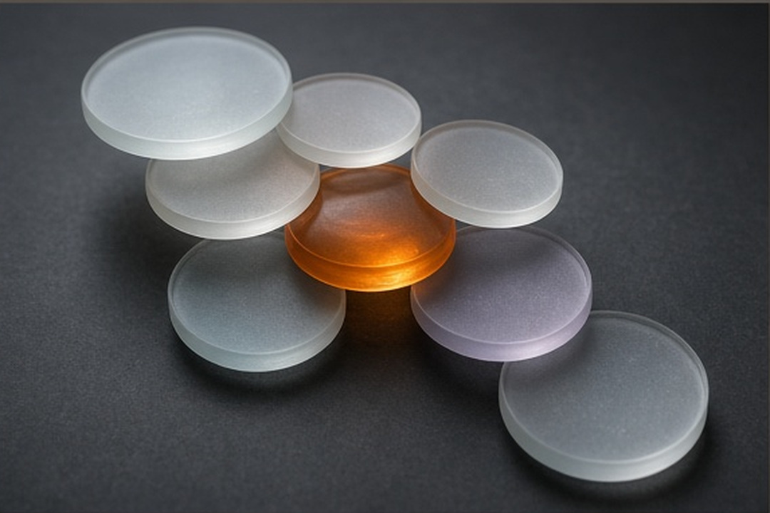 Ultraviolet lens revealing a path between translucent objects